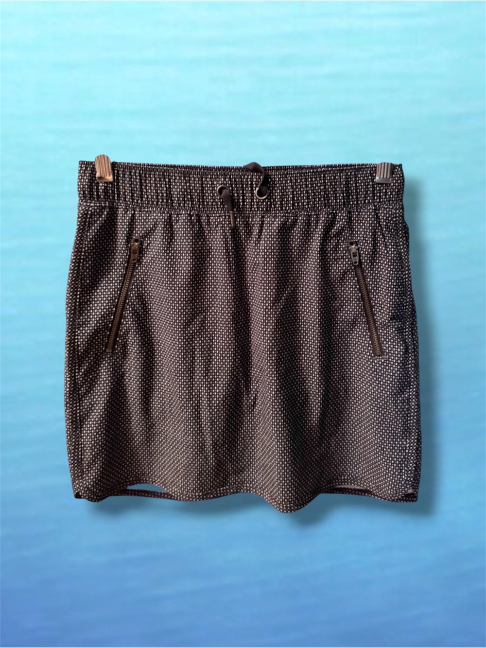💞ATHLETA Skirt / Shorts = Skort • Navy & White Printed • Size XXS